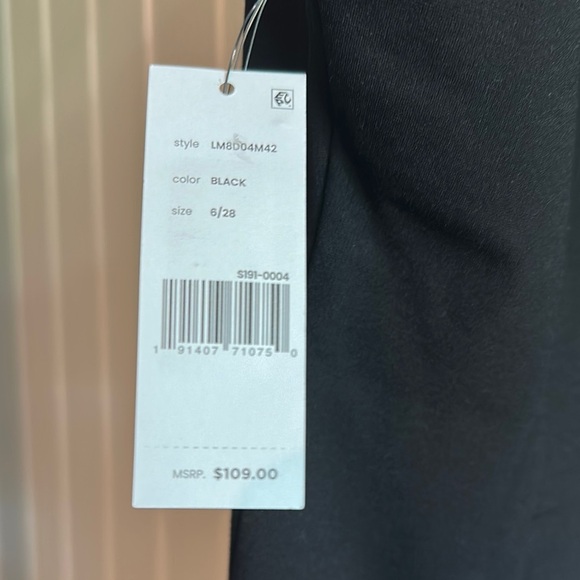 Liverpool Black Sleeveless Sheath Dress NWT size 6/28 - Picture 6 of 7